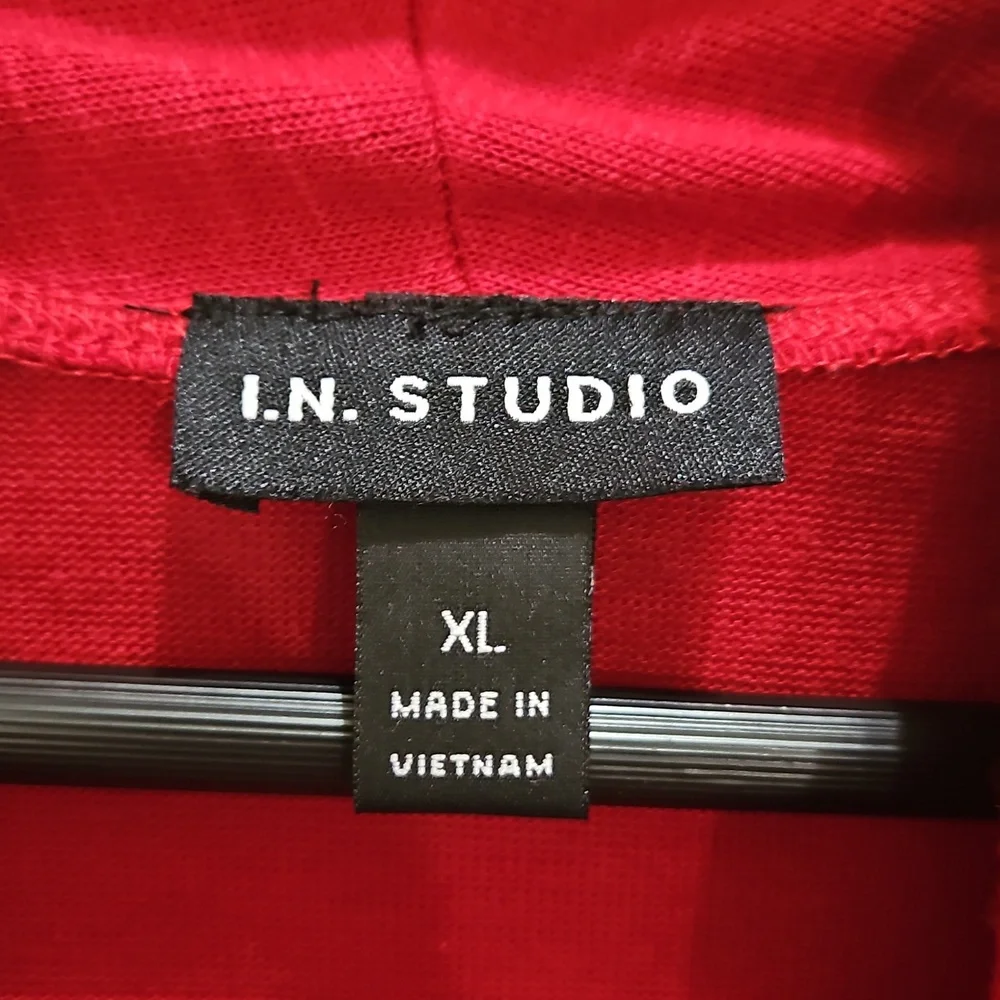 I.N. Studios Red Cowl Neck Sweater Size XL
